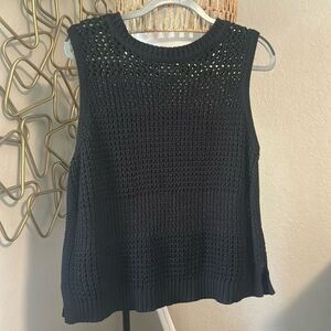 Universal Thread Black Embellished Tank Top